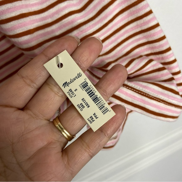 Madewell Whisper Cotton V-Neck Tank Top Size S NWT - Picture 5 of 6